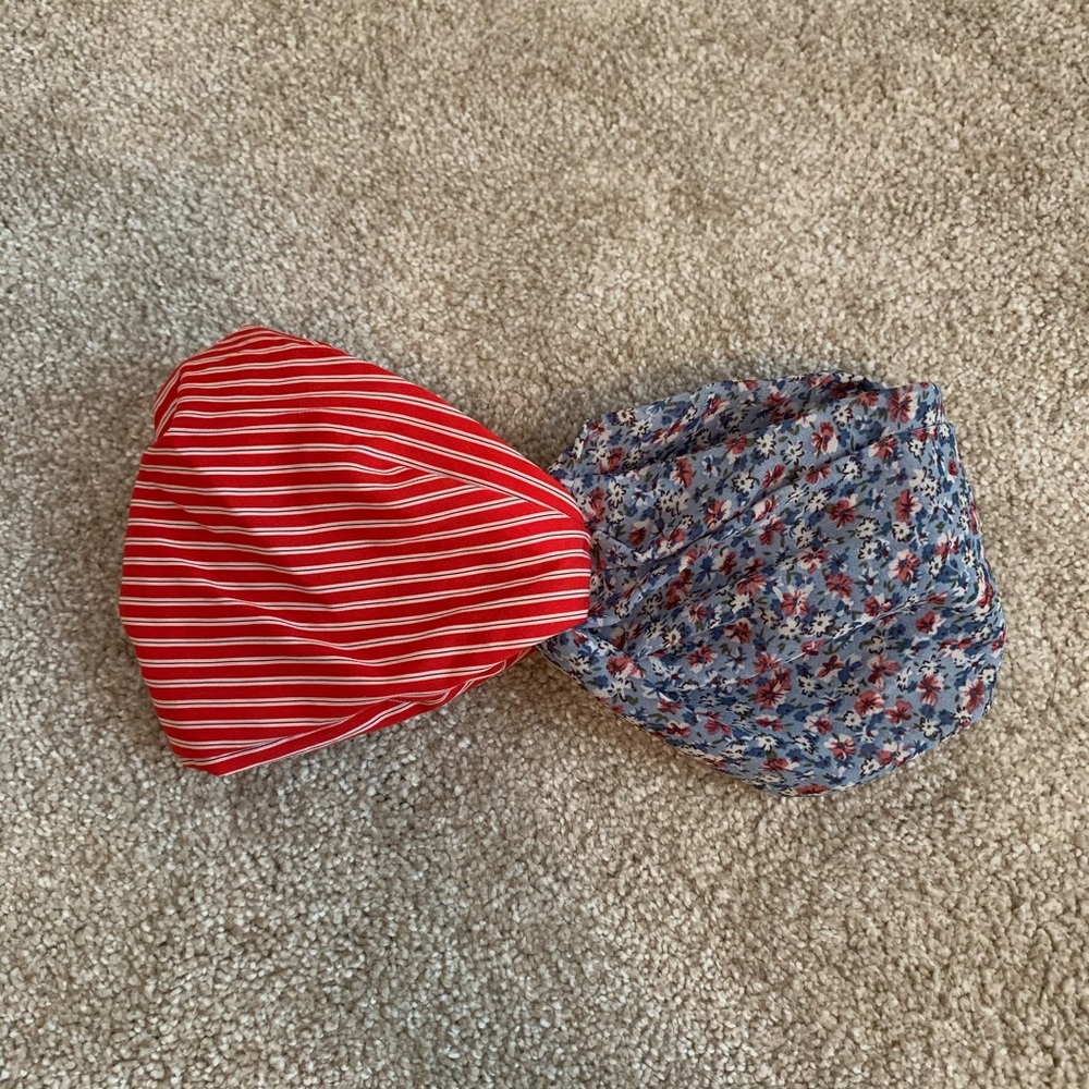 Striped & floral headband